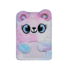 Teddy Bear - Themed Fluffy Notebook - Multicolor