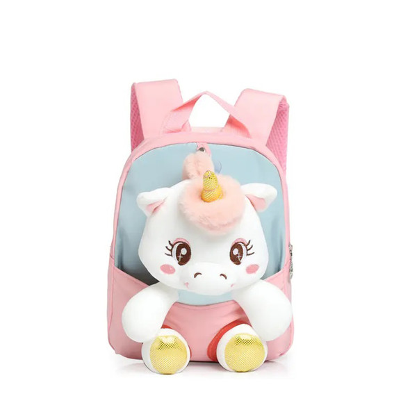 Smily kiddos Unicorn Plush Toy Backpack -Pink