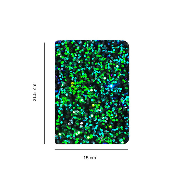 Smily Kiddos Sequin Note Book Green