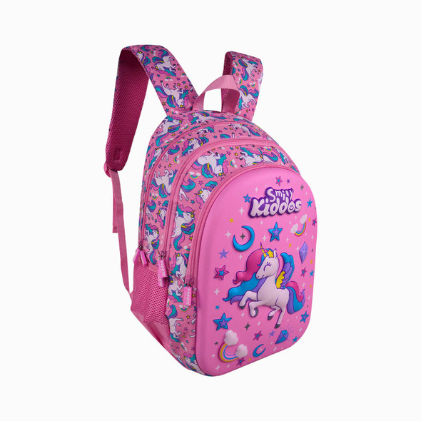 Sky Unicorn EVA Shell Backpack (19L) | Durable & Lightweight Kid's School Bag – Pink (45 x 30 x 14 cm)