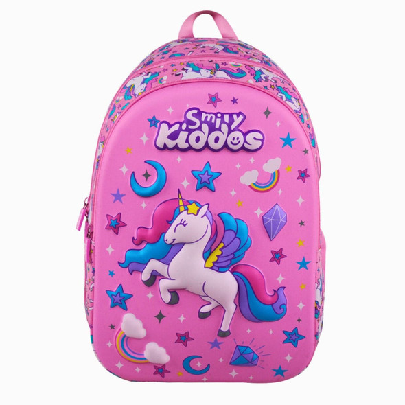 Sky Unicorn EVA Shell Backpack (19L) | Durable & Lightweight Kid's School Bag – Pink (45 x 30 x 14 cm)