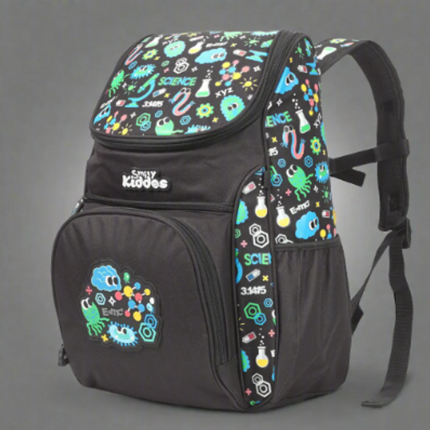 Smily Kiddos U Shape Backpack - Black