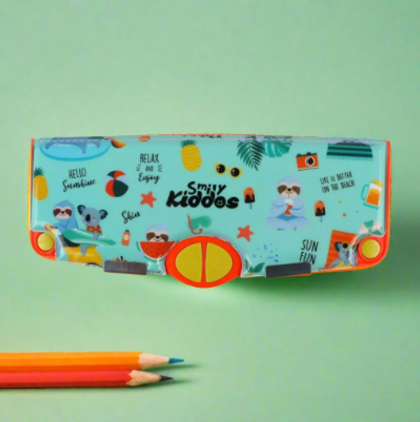 Smily Kiddos Pop Out Pencil Box Sweet Summer Theme - Green