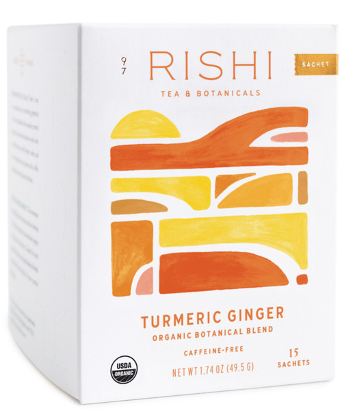 Turmeric Ginger Caffeine-Free Tea Bags