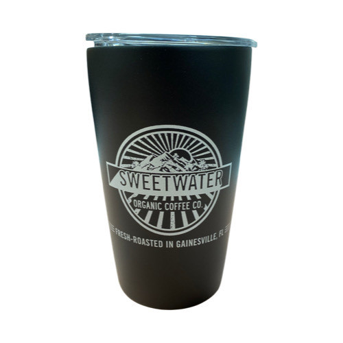 Our 12oz tumbler is the perfect size and shape for your morning cup of joe. Sourced from Miir-- this is a sturdy B-Certified product that meets high ethical standards in its production. 