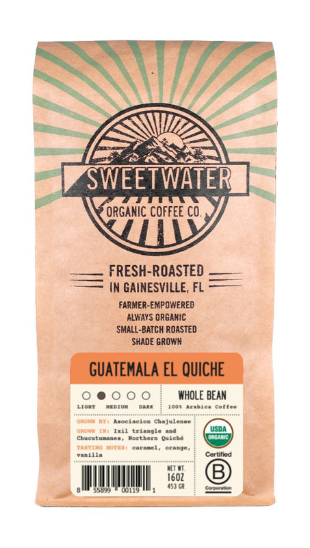 Sweet, fruity aroma and subtle red fruit and earthy flavor with medium acidity. A simple and delicious fair trade, organic, shade-grown coffee from Chajulense Cooperative in Guatemala