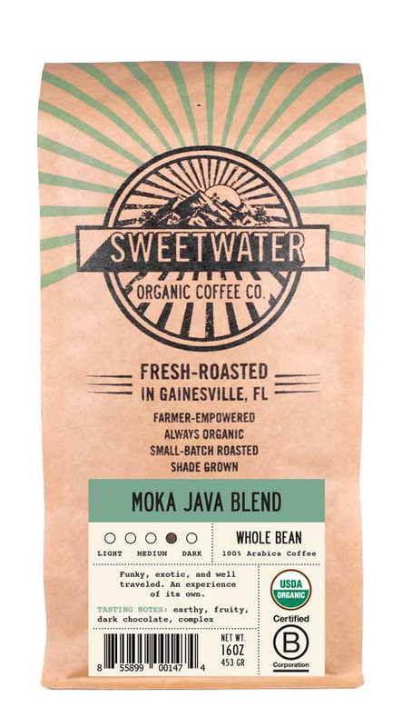 Classic blend of the best fair trade, organic, shade-grown Sumatran & Ethiopia Natural coffees roasted to a robust Viennese roast. Rich, fruity, and sweet with a lovely dark chocolate finish.