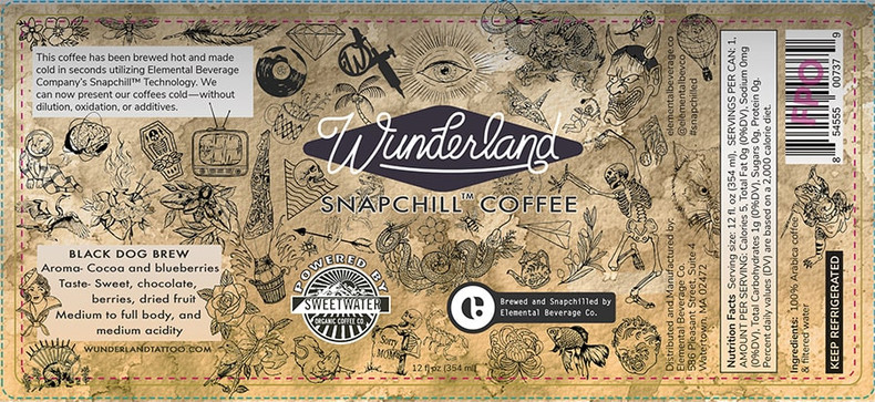 QUICK CHAT: Eric Jazvac on Designing Wunderland's Snapchilled Coffee Can Label