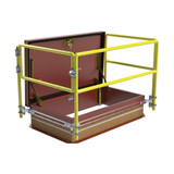 30" x 54" Ship Stair Access Roof Hatch Railing System - Bilco