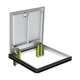 24" x 24" Aluminum 1" Recessed Architectural Floor Door - Bilco