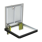 42" x 42" Aluminum 1" Recessed Architectural Floor Door - Bilco