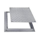 24" x 24" Removable Diamond Plated Floor Hatch - Best