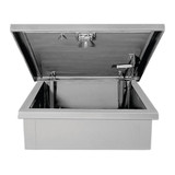 30" x 96" Galvanized Roof Hatch - Karp