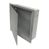 16" x 16" x 6" Recessed Valve Box - Stainless Steel - Elmdor