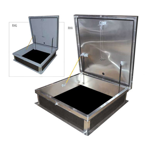 30" x 36" Galvanized Roof Hatch - Acudor