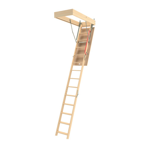 22" x 54" - 10'1" Basic Insulated Wooden Attic Ladder - Fakro