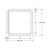 24" x 24" Fire-Rated Insulated Access Door with Drywall Flange - Cendrex