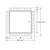 18" x 18" Recessed Access Door With Drywall Flange - Cendrex