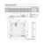 16" x 16" Recess Dry Wall Aluminum Access Door - Elmdor