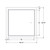 24" x 24" Recessed Aluminum Floor Hatch - Cendrex