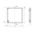 10" x 10" Flush Access Door with Concealed Latch and Mud in Flange - Cendrex