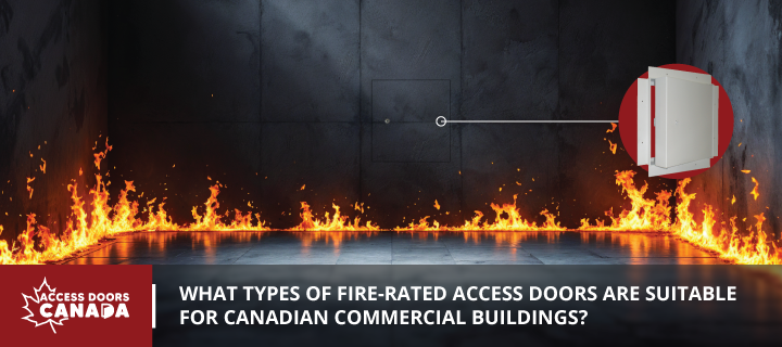 What Types of Fire-Rated Access Doors Are Suitable for Canadian Commercial Buildings?