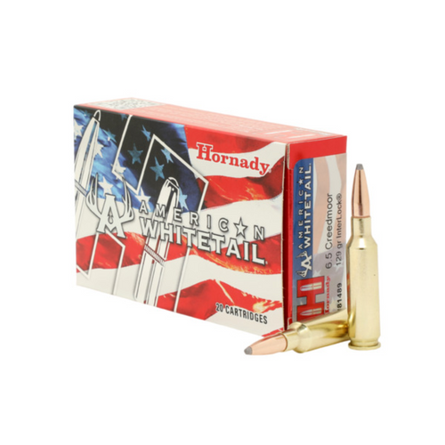 Hornady American Whitetail 6.5 Creedmoor 129gr box