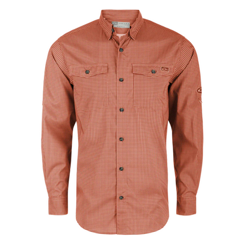 Drake Frat BD Gingham Check long-sleeve shirt