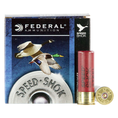 Federal 12GA 3" #4 1 1/4 oz steel case
