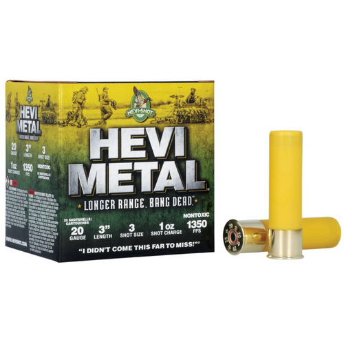 Hevi-Metal LR 20GA 3in 1oz #3 Shot Case