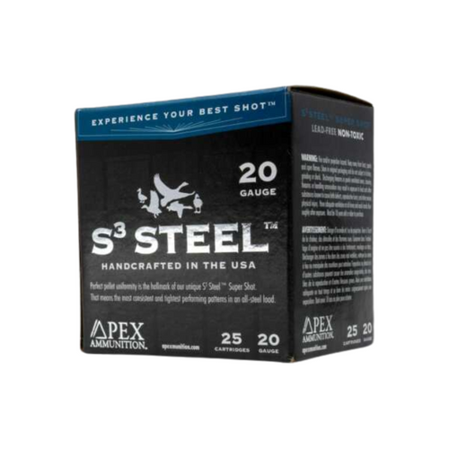 APEX 20GA 3" #4 Steel case