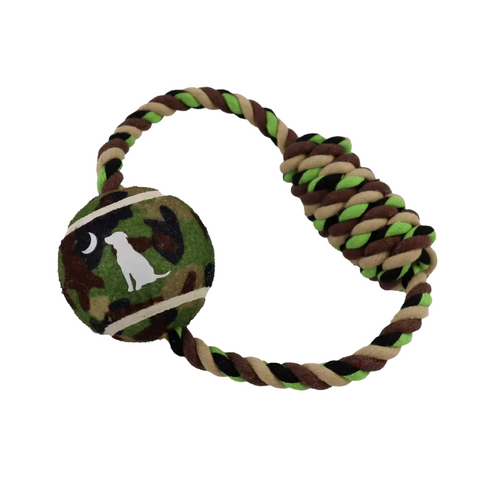 Local Boy Camo Rope Circle Dog Toy