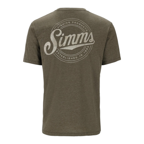 Simms Circle Lockup Short Sleeve T-Shirt