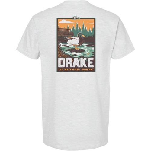 Drake Mallard Blind Scene tee