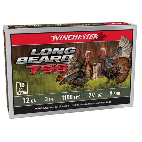 Winchester Long Beard TSS 12 Gauge 3" #9 shotshell box