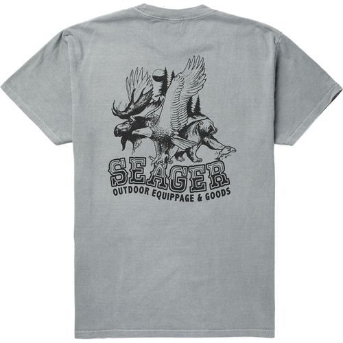 Seager Premium Reserve cotton graphic t-shirt Pigment Grey