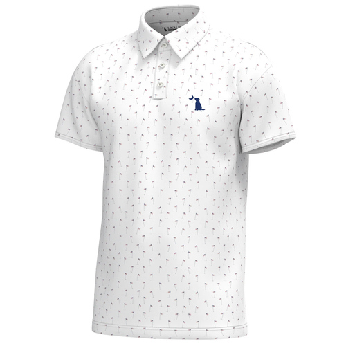 Local Boy Dirty Myrtle Polo USA 19th Hole Red/White/Blue