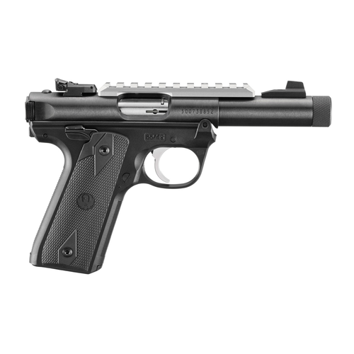 Ruger Mark IV 22/45 threaded bull barrel pistol