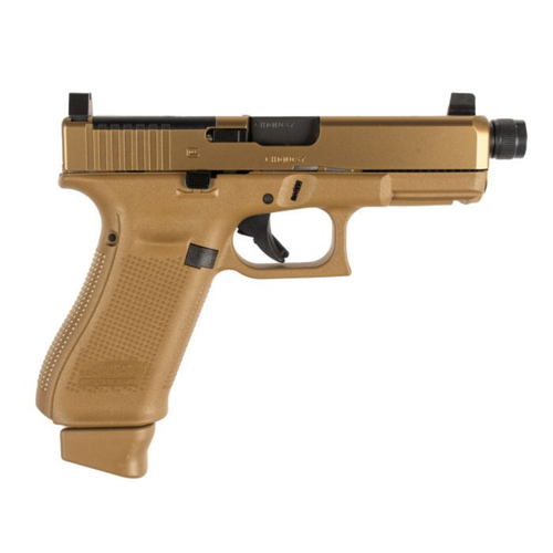 Glock 19X V MOS 9mm coyote brown handgun