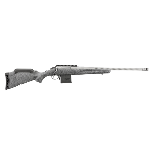 Ruger American Gen II 223 Rem grey splatter rifle