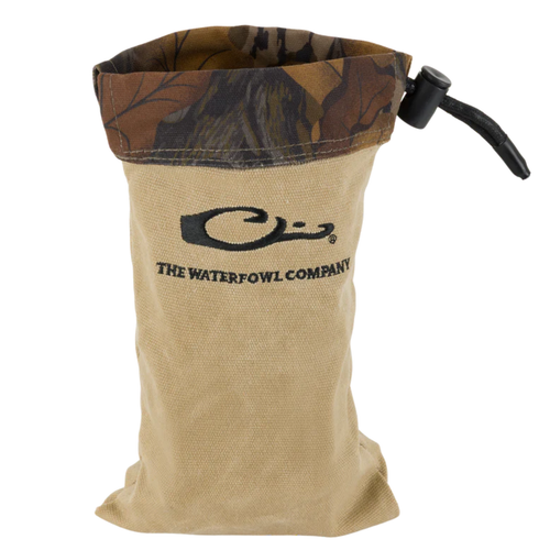 Drake waxed canvas shell pouch for hunting gear Fall Foliage