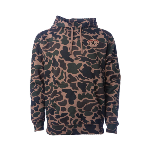 Rig'Em Right Gunner brown camo pullover hoodie
