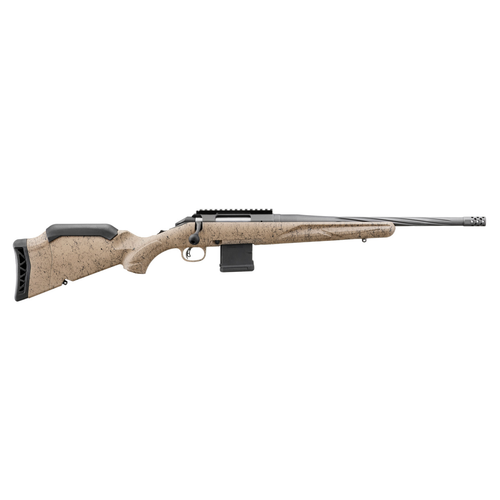 Ruger American Generation II Ranch .300 Blackout bolt-action rifle in FDE Splatter