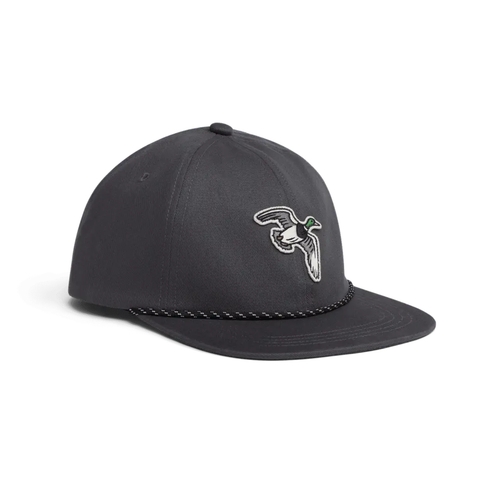 Sitka Species Unstructured Snapback Hat with cotton canvas construction and patch Iron Grey