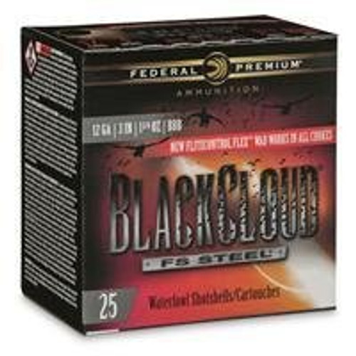 Federal Waterfowl Black Cloud Flex 12GA BC 3IN #3 1- 1/4OZ - PWBX1423-CASE Steel Shot- Fort Thompson