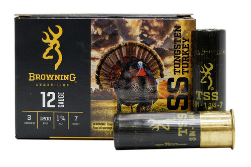 Browning 12 Gauge TSS 3IN 1 3/4OZ #7 - Single Turkey Loads- Fort Thompson