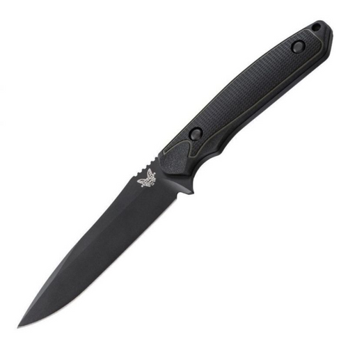 Benchmade Protagonist 169BK fixed blade knife with black drop-point blade and textured rubber handle









Sources