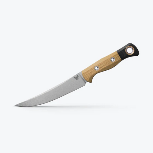 Benchmade Meatcrafter 4050‑02 green-handled butcher knife