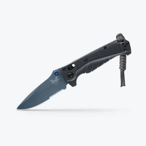 Benchmade Mini Adira 18065SBT-01 titanium handle with black blade