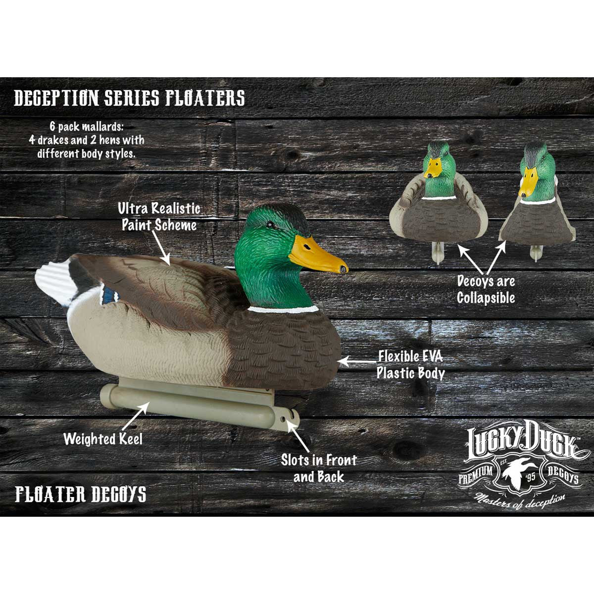 Lucky Duck Deception Series Mallards - Thumbnail 4